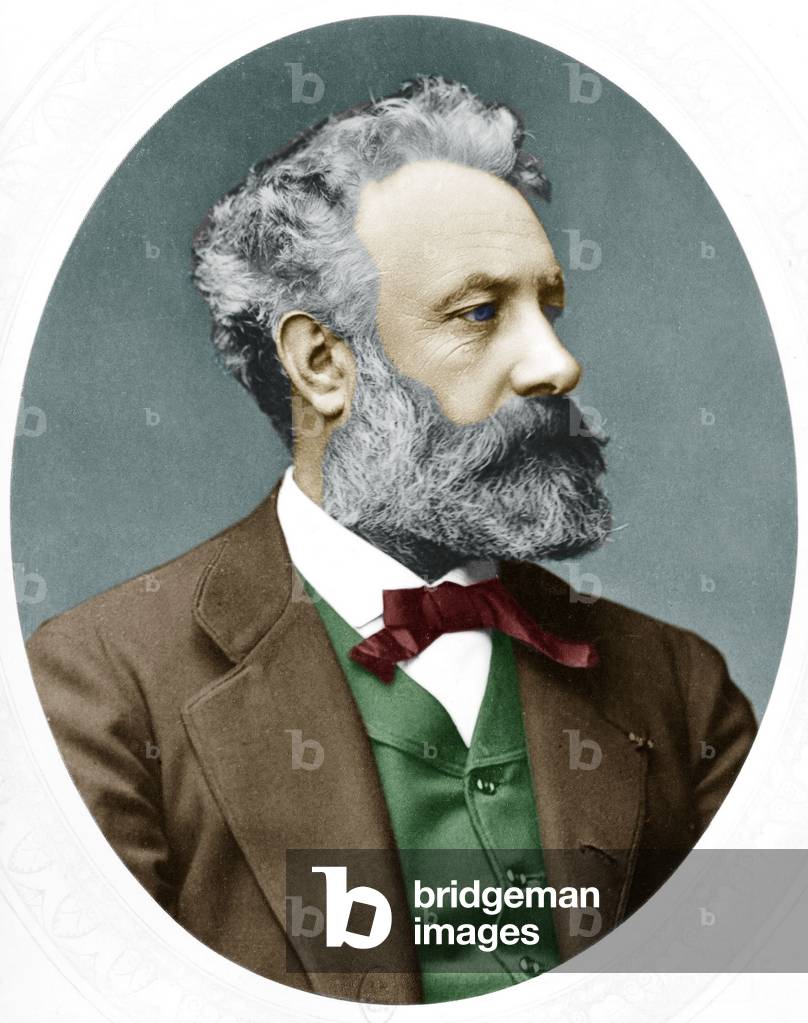 Jules Verne (1828-1905) French novelist, here in 1877