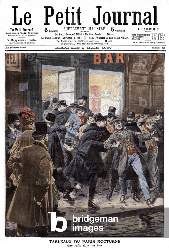 Frontpage of french newspaper 