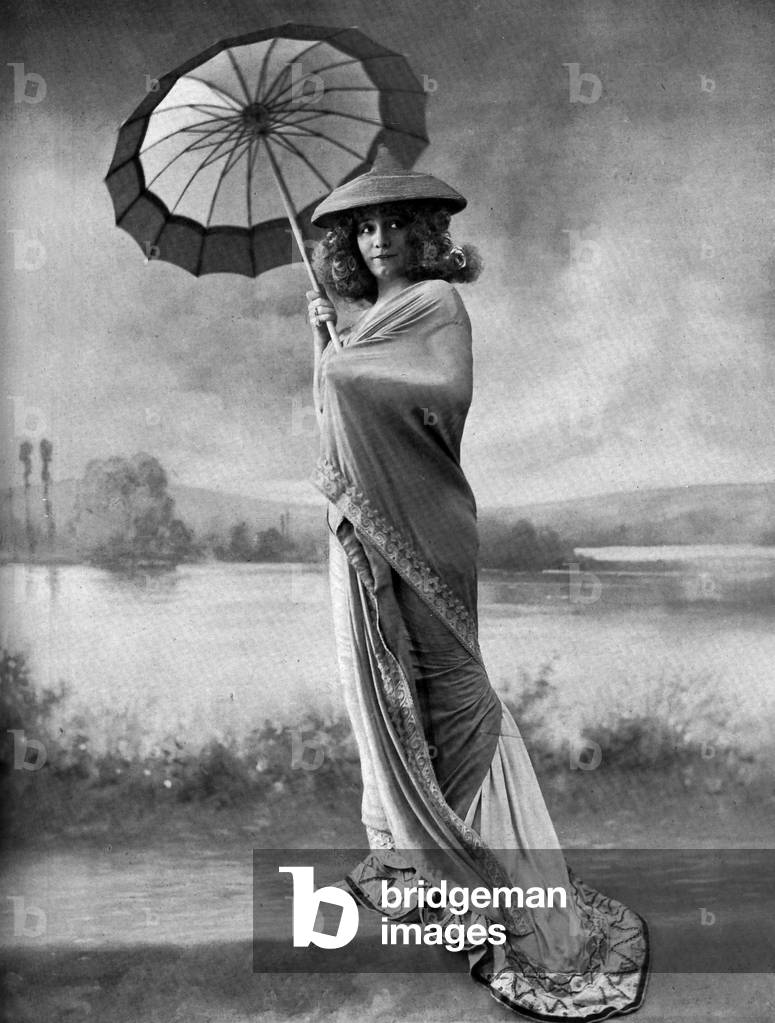 French comedian Cora Laparcerie (1875-1951) as Xantho in play 