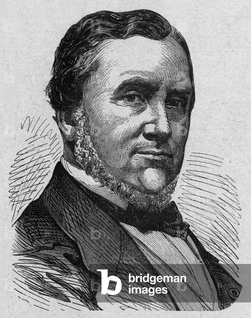 Stanislas Henri Laurent Dupuy de Lome (1816-1885) french engineer, engraving