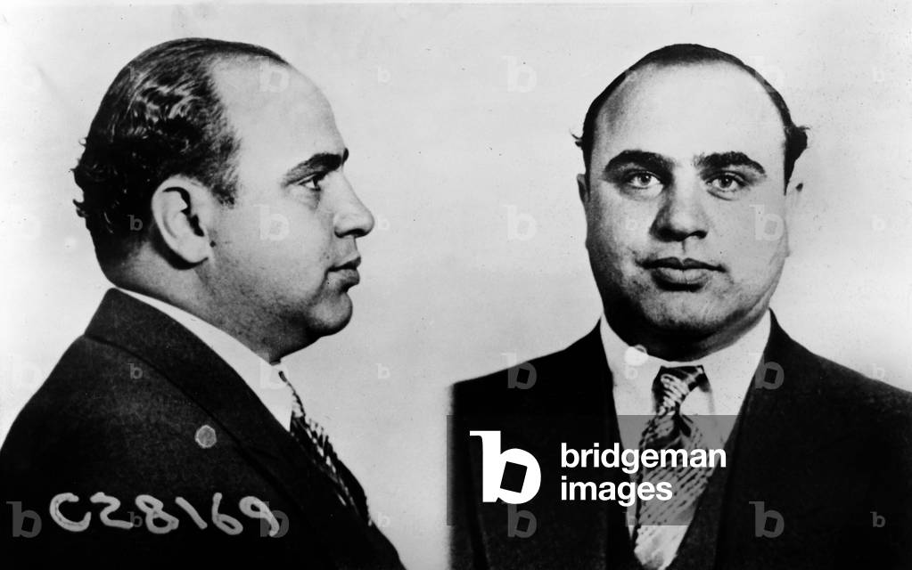 Al Capone (1899-1947), Prohibition era gangster boss in 1931 mug shot