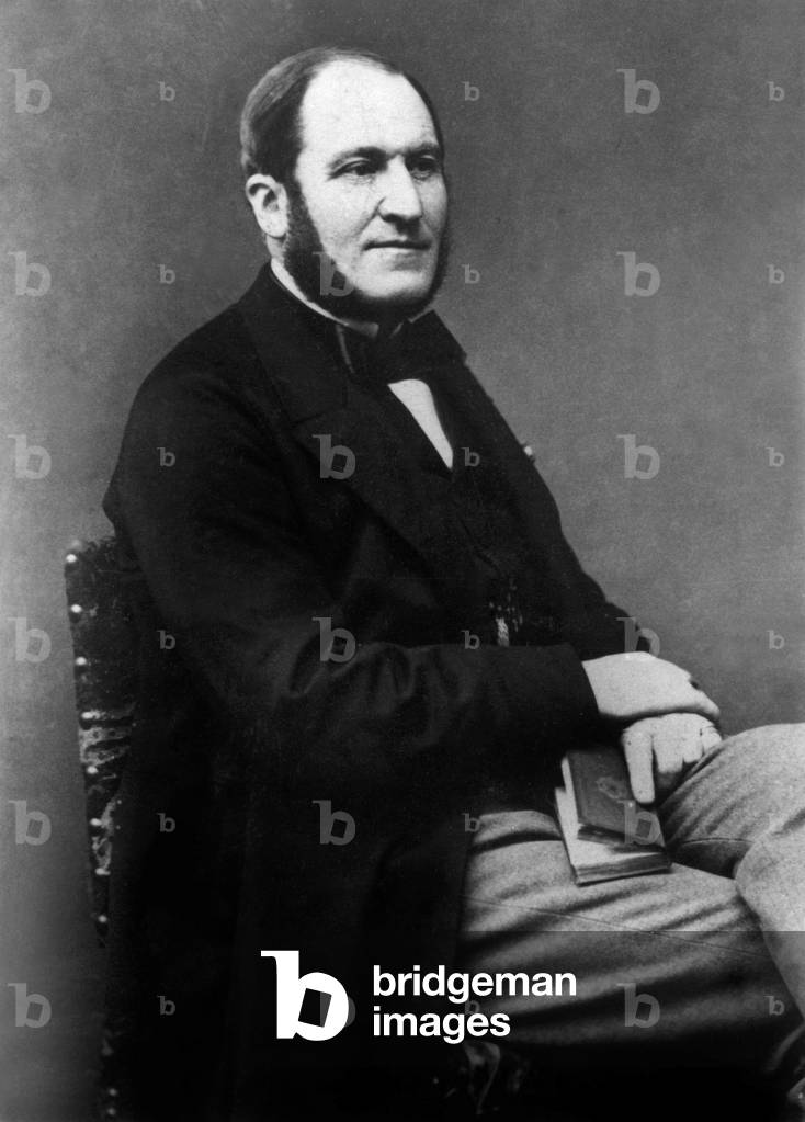 Georges Eugene Haussmann (1809-1891) french politician who was in charge of town planning of Paris during 2nd empire