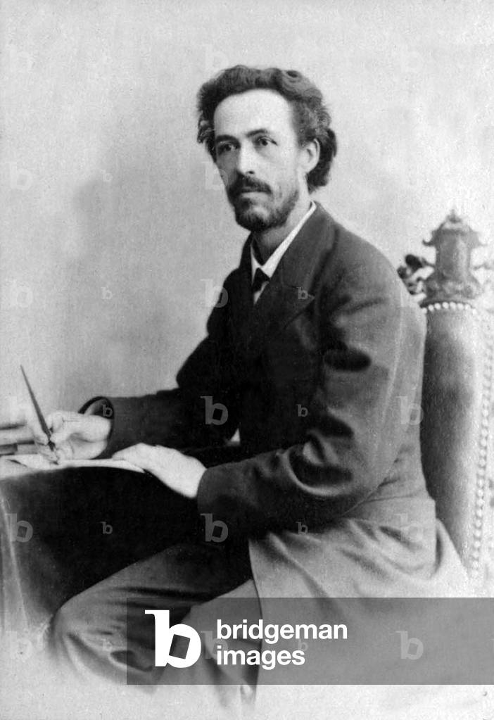 Benjamin Godard (1849-1895) French Musician and composer , photographied by Reutlinger between 1885 and 1900, extracted from the collection Felix Potin, 500 contemporary celebrities , Music France