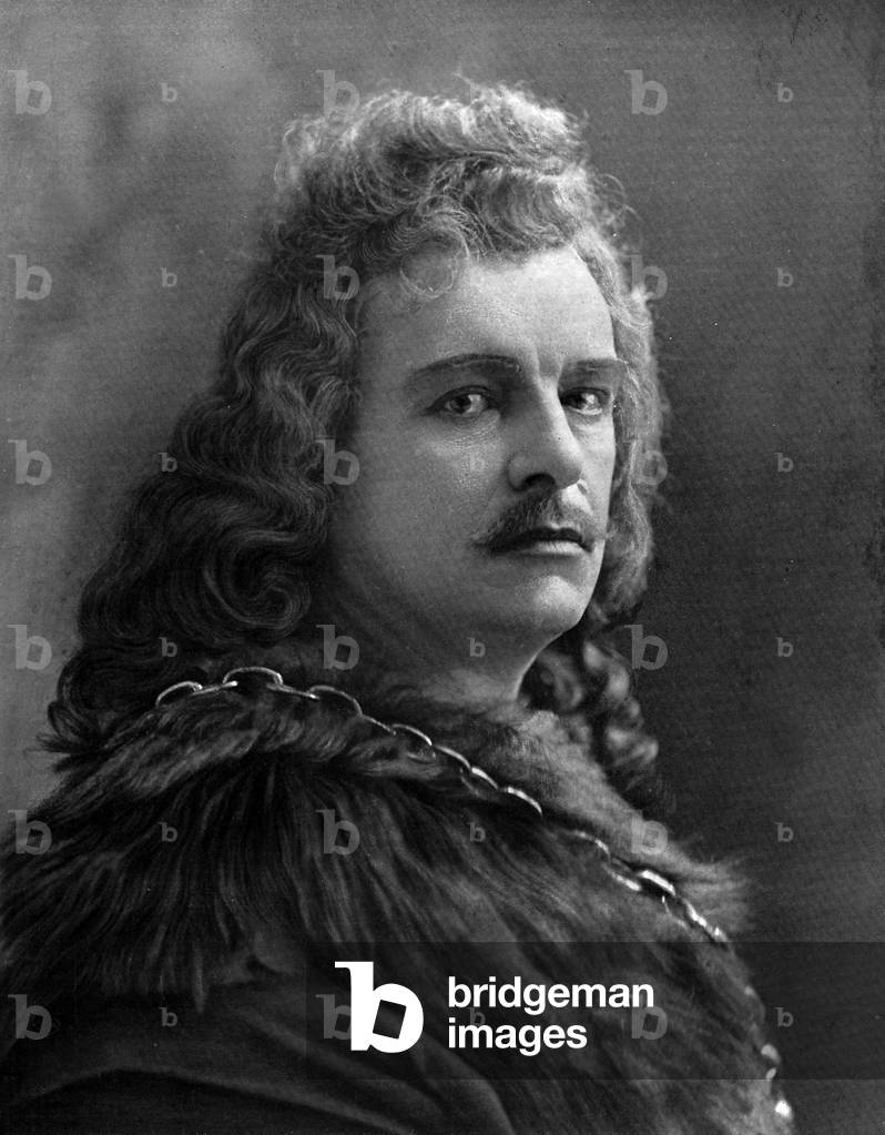 Polish tenor Jean de Reszke (1850-1925) as Siegfried in opera 