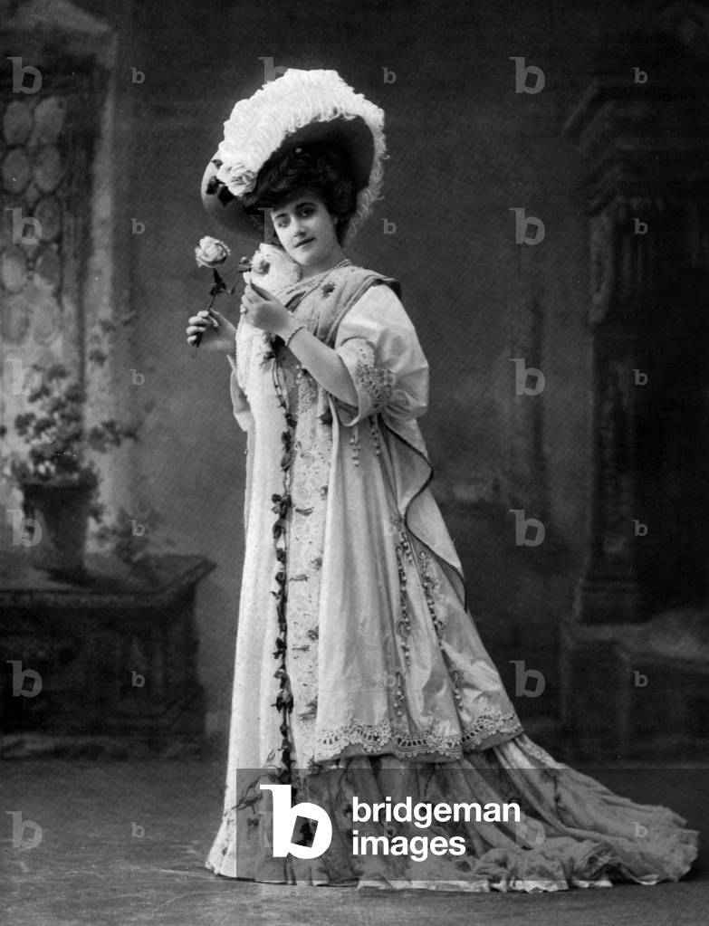 French soprano Marguerite Merentie as Glady in opera 
