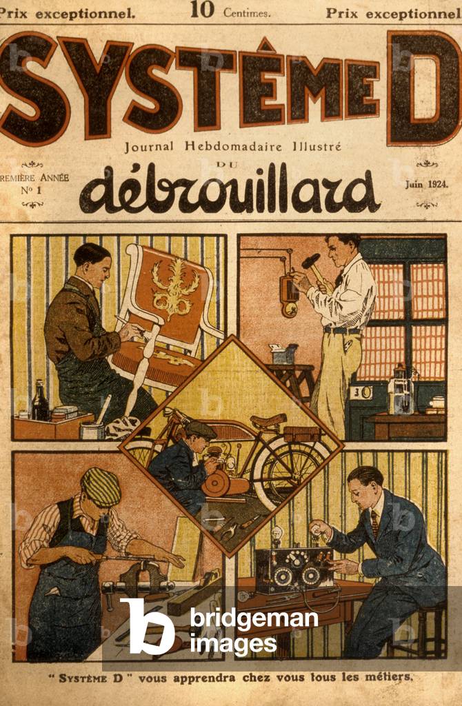 Frontpage of first issue of french paper 