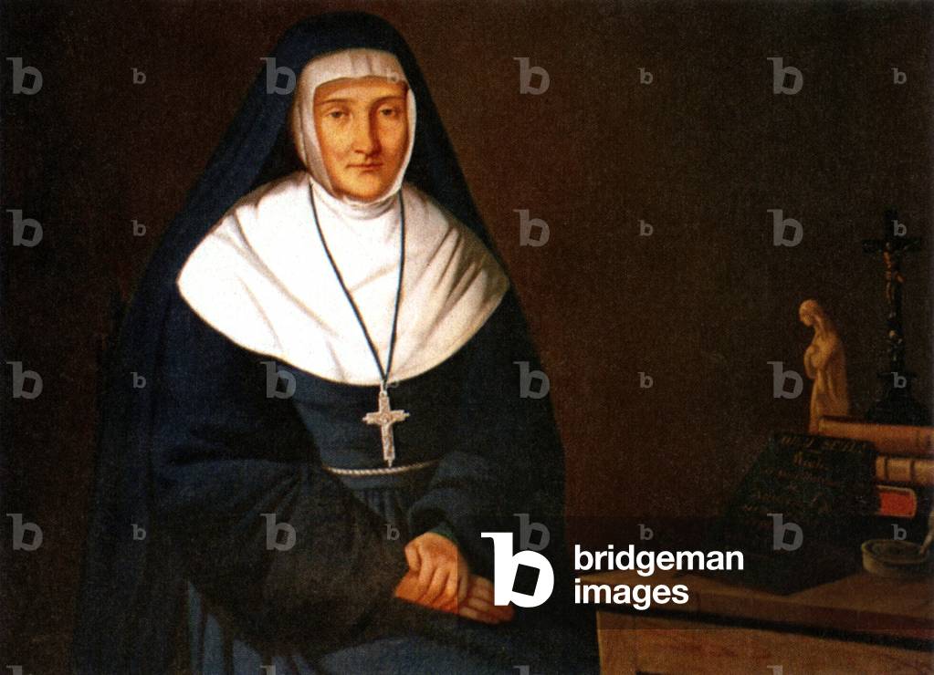 Jeanne Emilie de Villeneuve (1811-1854) french nun, illustration