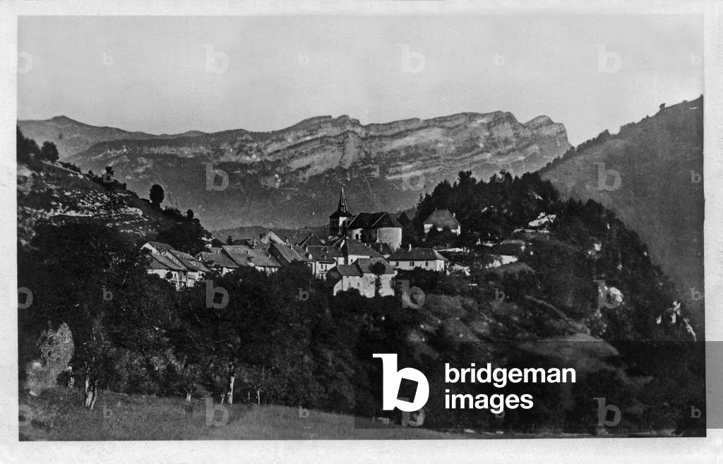 Savoy, France: the Chatelard and Arclusaz massif, Postcard, c. 1953