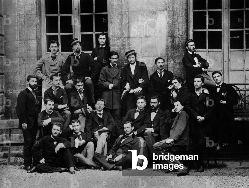 Group of students, c. 1890 (photo)