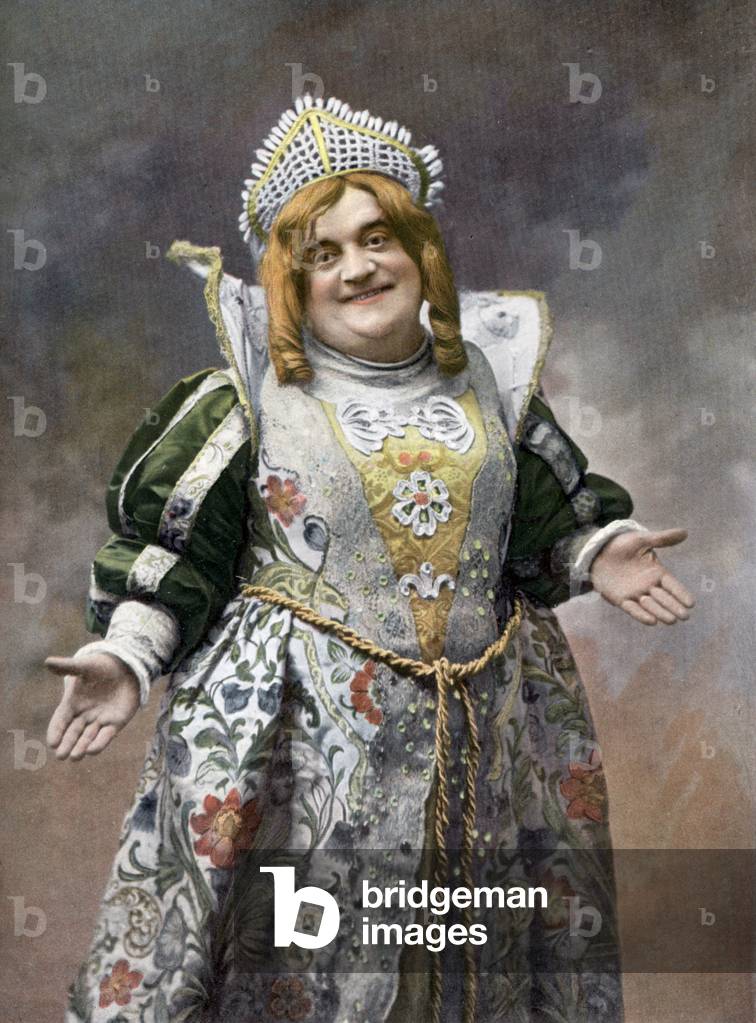 French comedian Paul Fugere as Carolus in play 