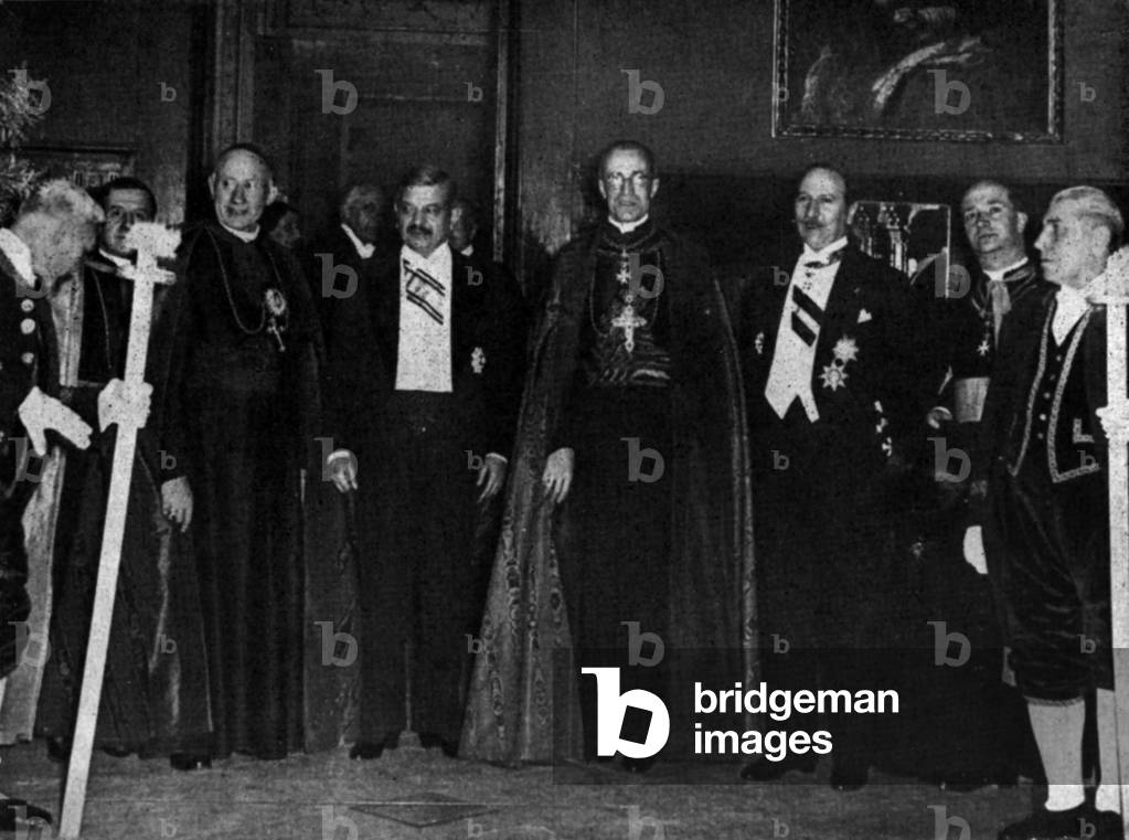 Pierre Laval with pope Pius XII december 1940