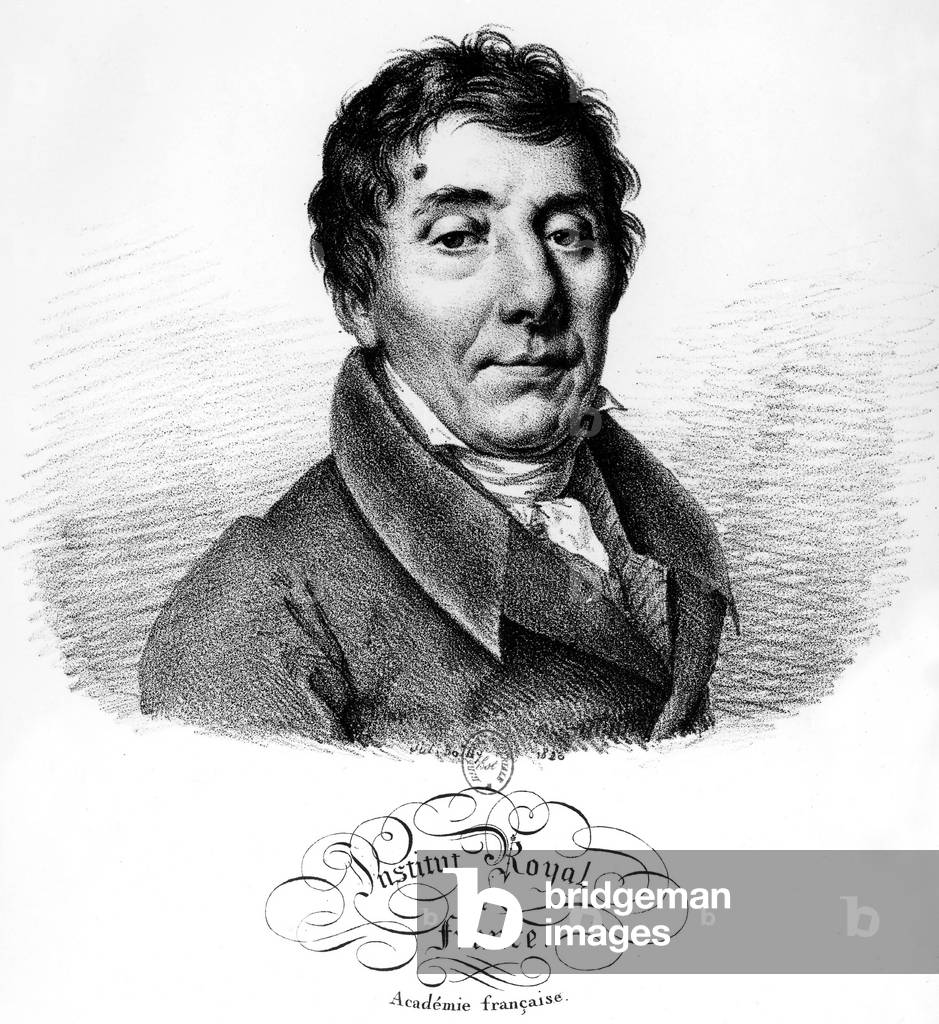 Louis, viscount of Bonald (1754-1840) french philosopher and politician, member of the deputee chamber, elected to the french academy