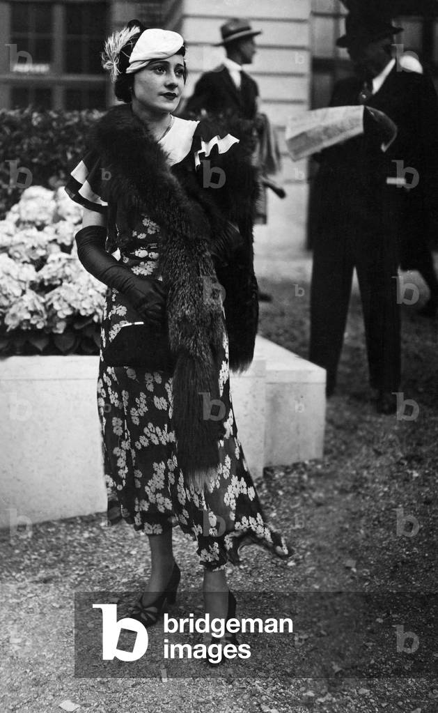 Polo de Paris, summer 1931: elegant woman