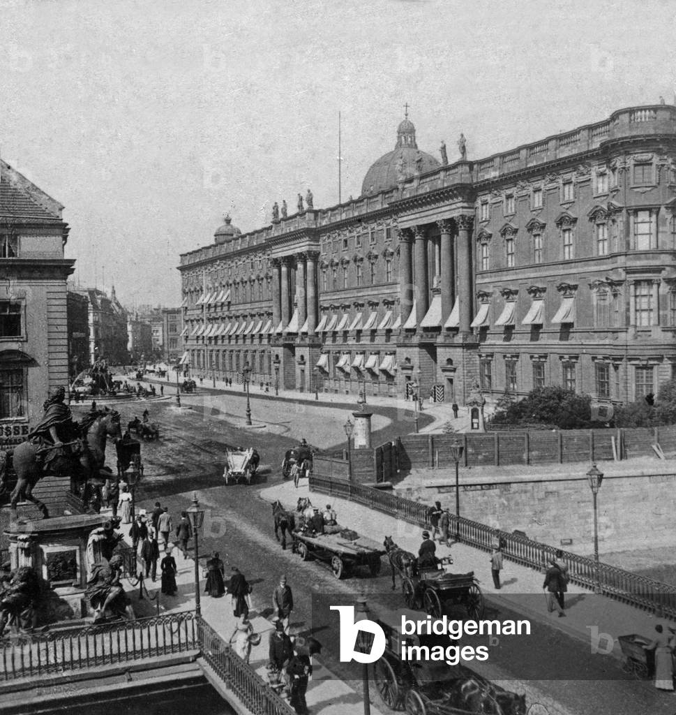 Berliner Stadtschloss: castle of Berlin, residence of Hohenzollern until 1918, he was destroyed in 1950, here in 1894