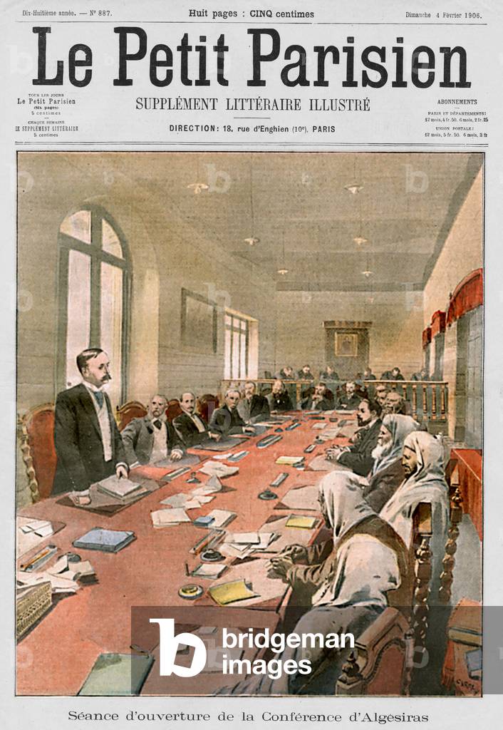 Frontpage of french newspaper 