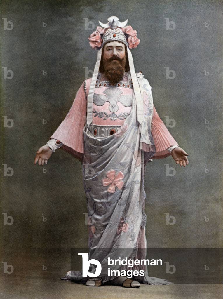 French opera singer Jean Francois Delmas as Phur in opera 