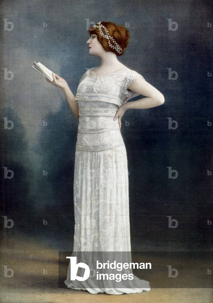 French comedian Gabrielle Colonna Romano, 1911 (photo)