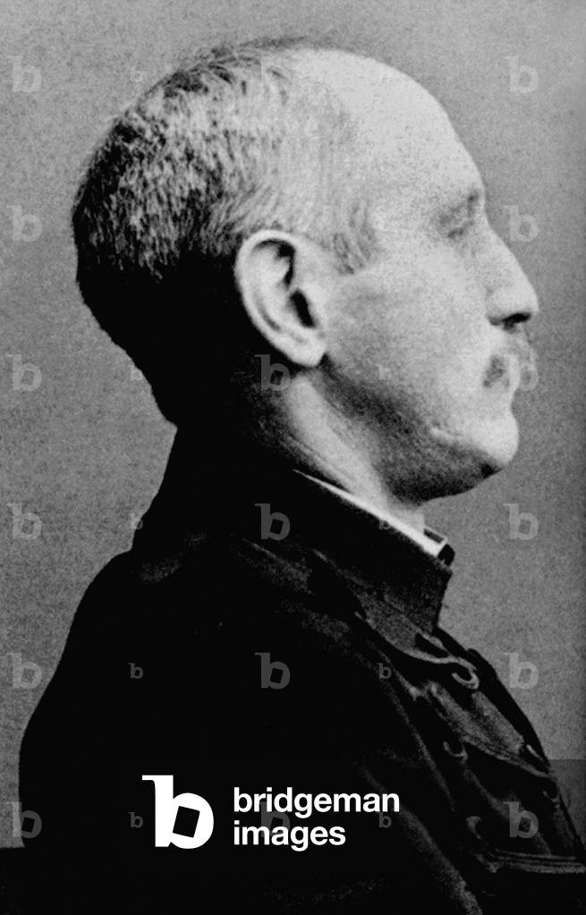Alfred Dreyfus after his sentence , 1894 (b/w photo)