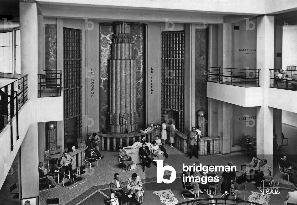 Aix-les-Bains (Savoy, France): the hydrotherapic establishment, Postcard