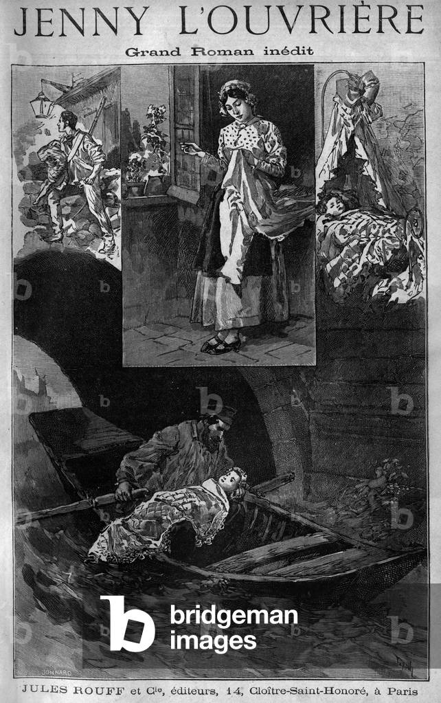 First page of the book Jenny l ouvere by Jules Cardoze in the edition Rouff 1949 great novel inedit