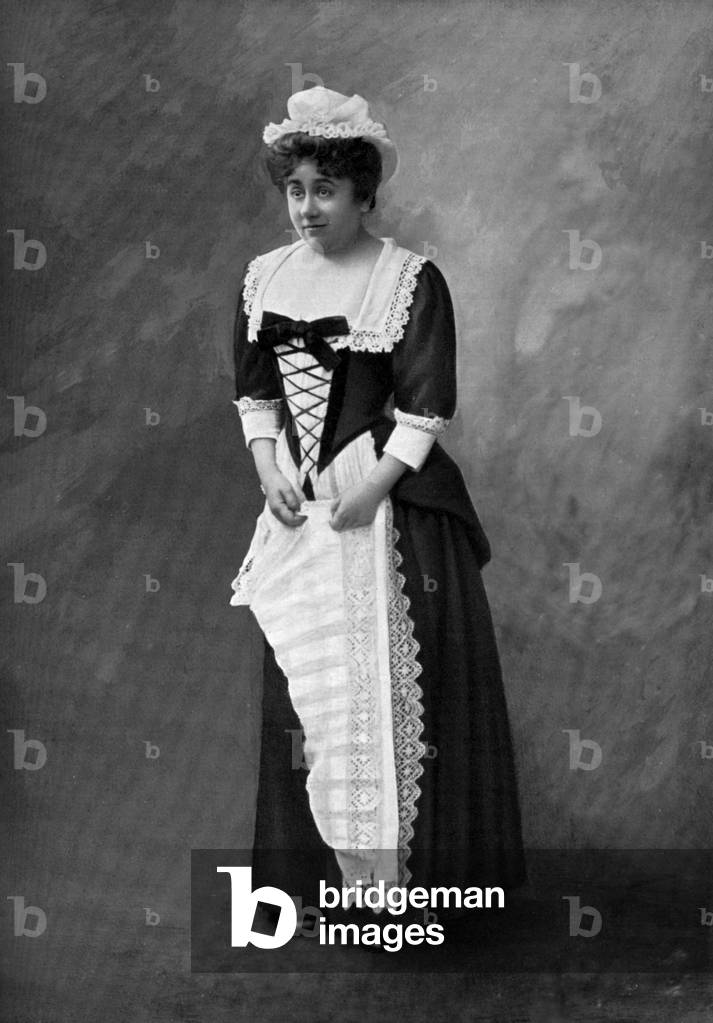 French comedian Therese Kolb as Martine in play 