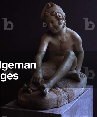 Junger neapolitanischer Fischer spielt mit einer Schildkröte von Francois Rude (1784-1855) (Marmor)