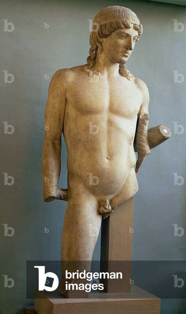 Statua di Apollo, Greco, ca. 480-400 a.C. (marmo)