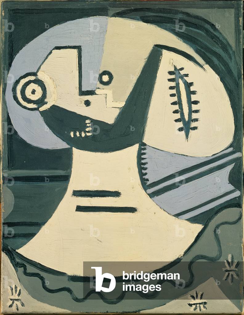 Frau mit Halsband, 1926 (Öl auf Leinwand)