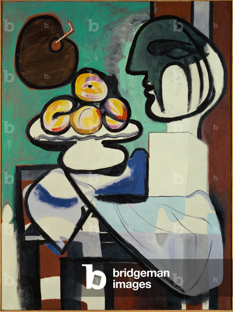 Natura morta con busto e tavolozza, 1932 (olio su tela)
