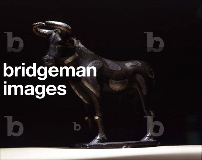 Bull Figurine, Greek (bronze and silver)