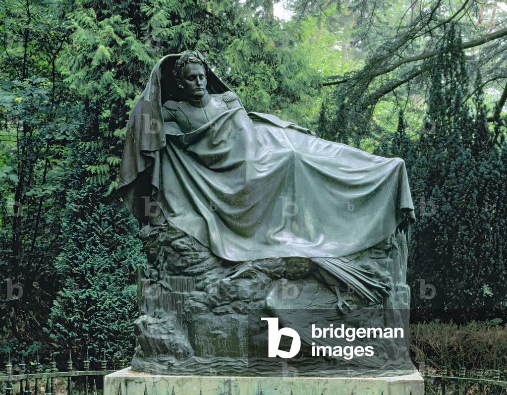 Napoleon Bonaparte I waking to immortality by Francois Rude (1784-1855), 1847 (bronze)