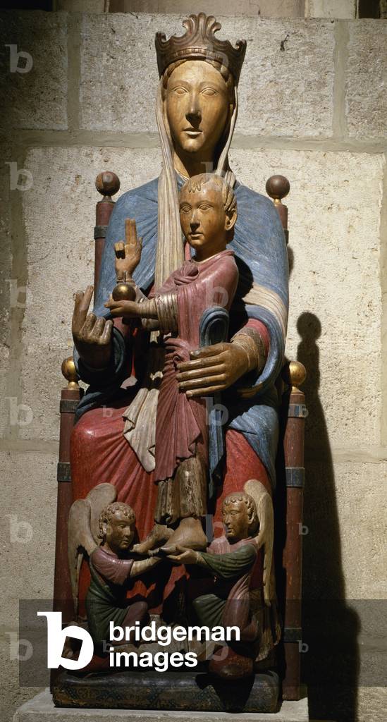 Virgin and Child (polychrome wood)