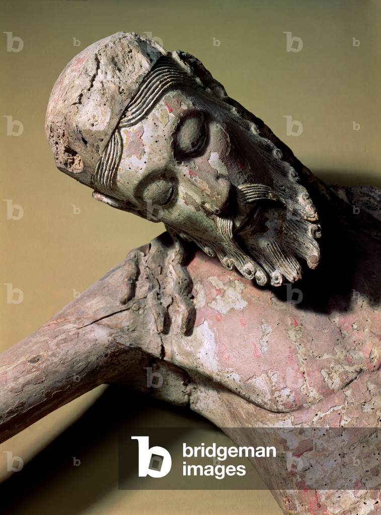 The Descent from the Cross, 12th century (polychrome wood)