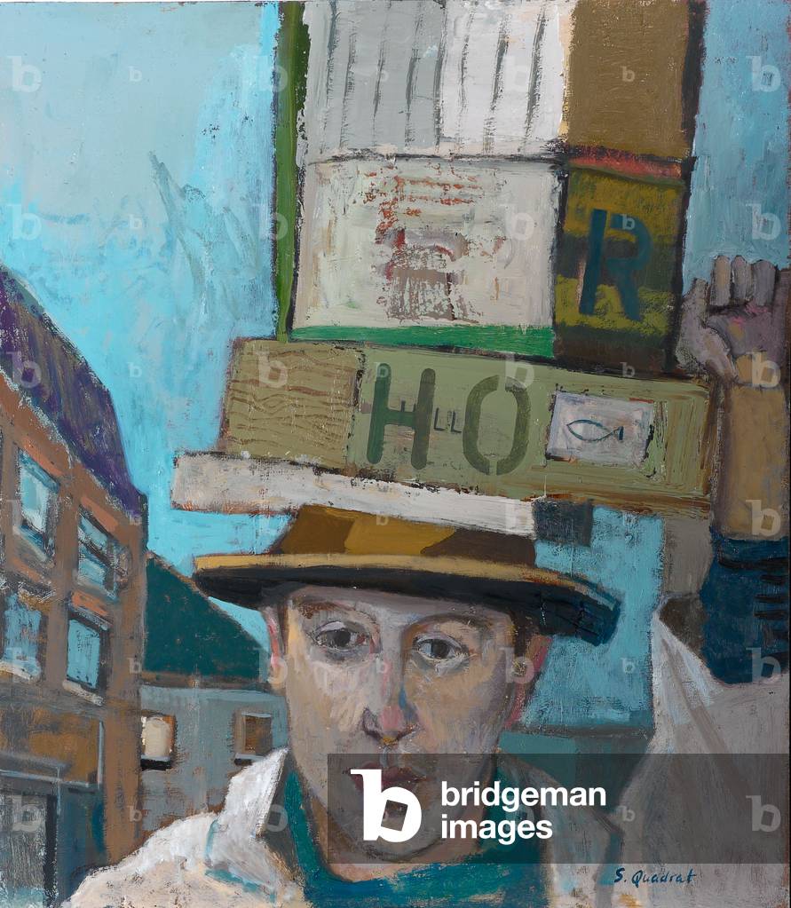Billingsgate Fish Porter, 2007 (oil on canvas)
