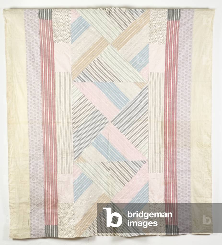 Shirting Samples Coverlet, 1920-29 (cotton)