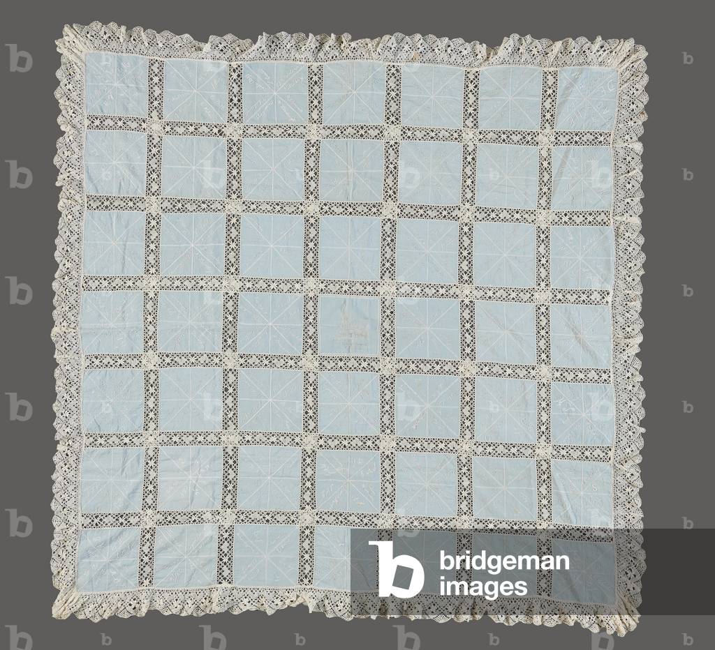 Altrincham Signature Coverlet, 1910-20 (linen)
