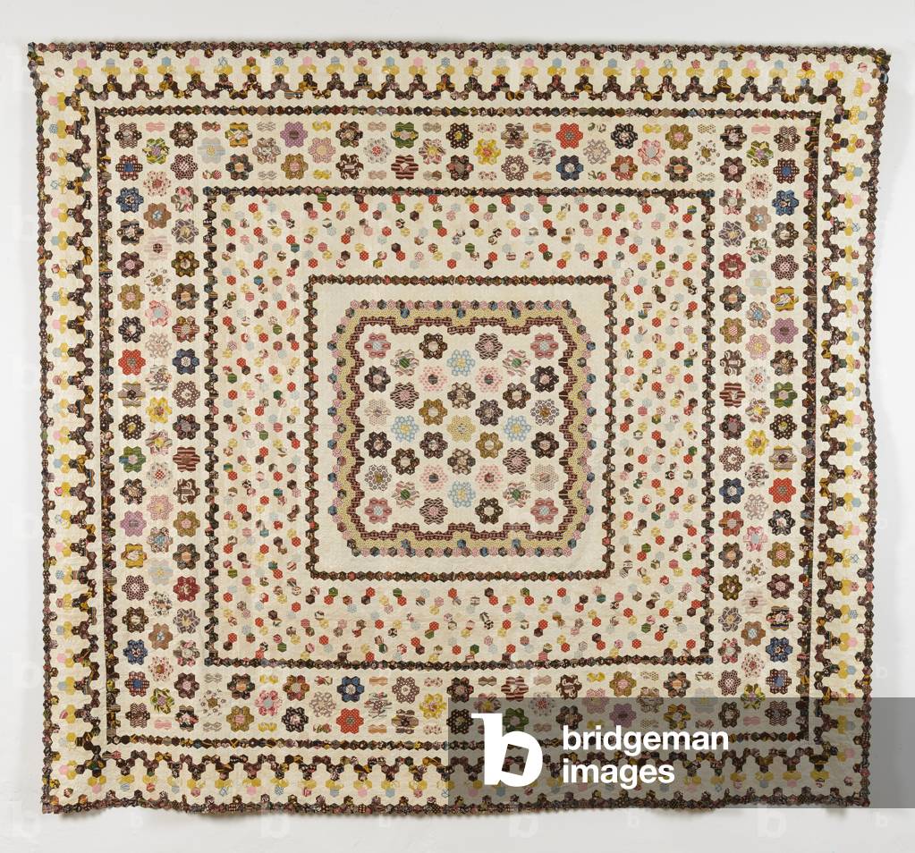 Hexagon Frame Top, 1850 (cotton)