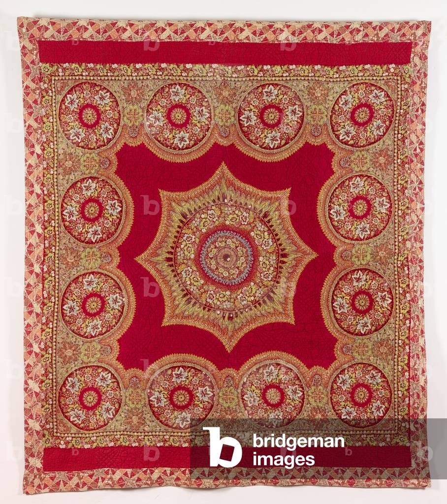Circles Quilt, 1850-1900 (textile)