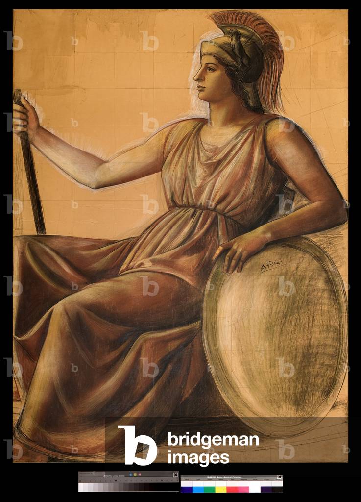 Minerva (Study) (Minerva), 1940 (zeichnung)