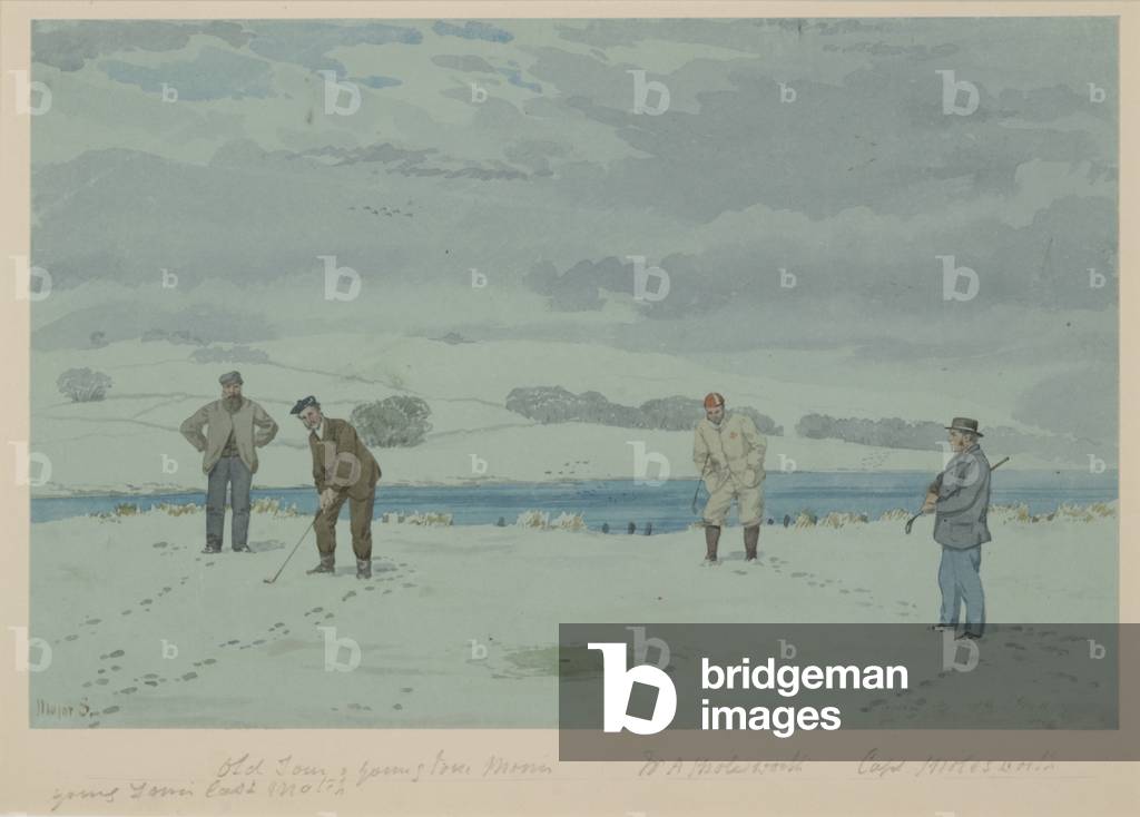 Young Tom's Last Match, c.1875 (w/c on paper)