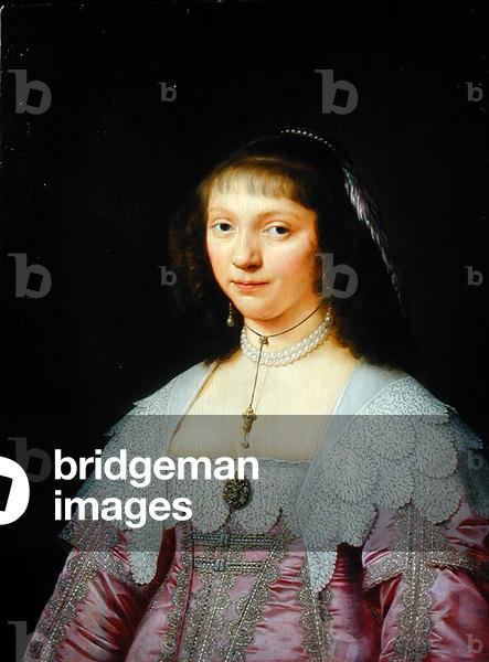 Portrait of a Young Woman (oil on panel)