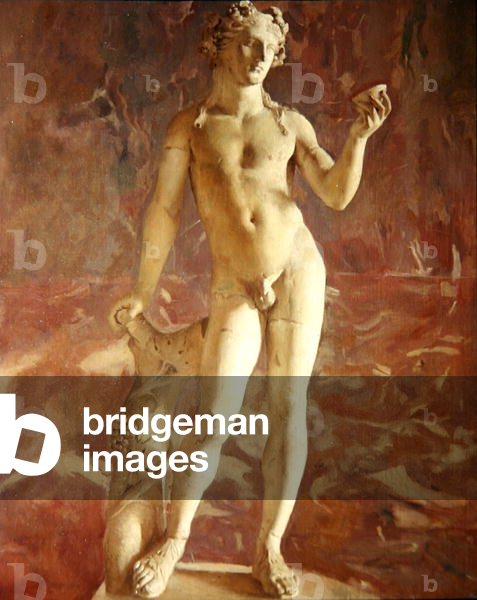 Trompe L'Oeil of a Statue of Bacchus