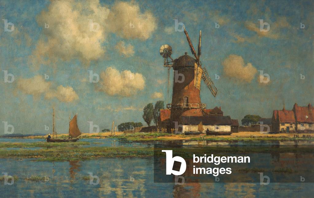 The Windmill, 1911 (oil on canvas)