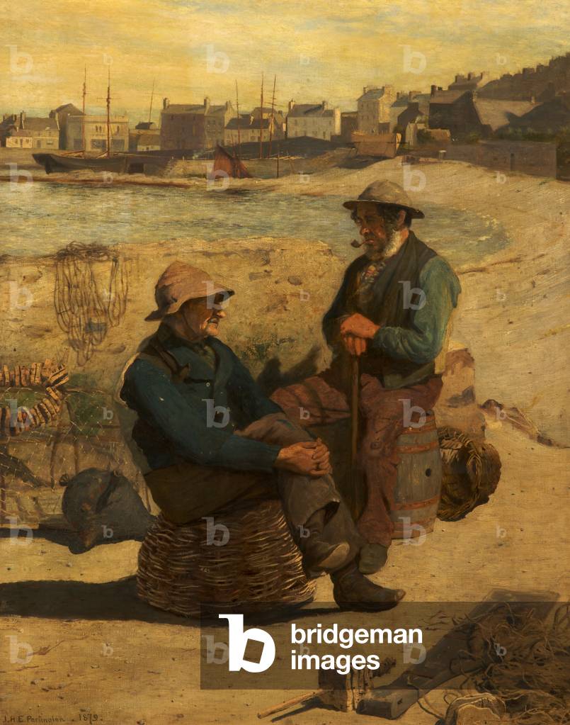 Old Salts, Whitby, North Yorkshire, 1879 (oil on canvas)