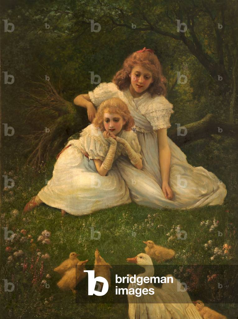 Ducklings, 1898 (oil on canvas)
