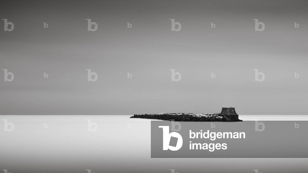 Safe (Panorama Version), Livorno, Italy, 2015 (b/w photo)
