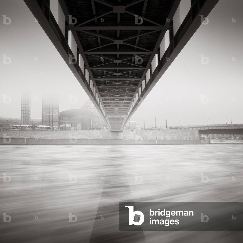 Main Station, Berlin, Germany, 2014 (b/w photo)