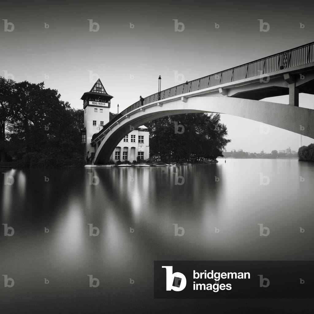 Abteibrucke, Berlin, Germany, 2015 (b/w photo)