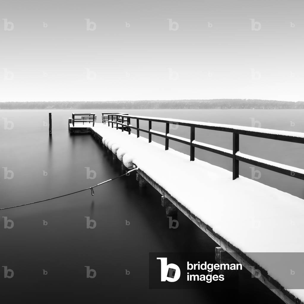 From confident Visions, Scharmützelsee, Germany, 2021 (b/w photo)