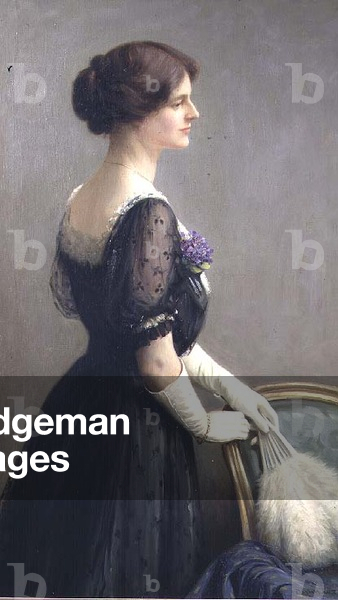 Bild von Gemälde "Die Frau des Künstlers", 20. Jahrhundert von Thomas W. Holgate